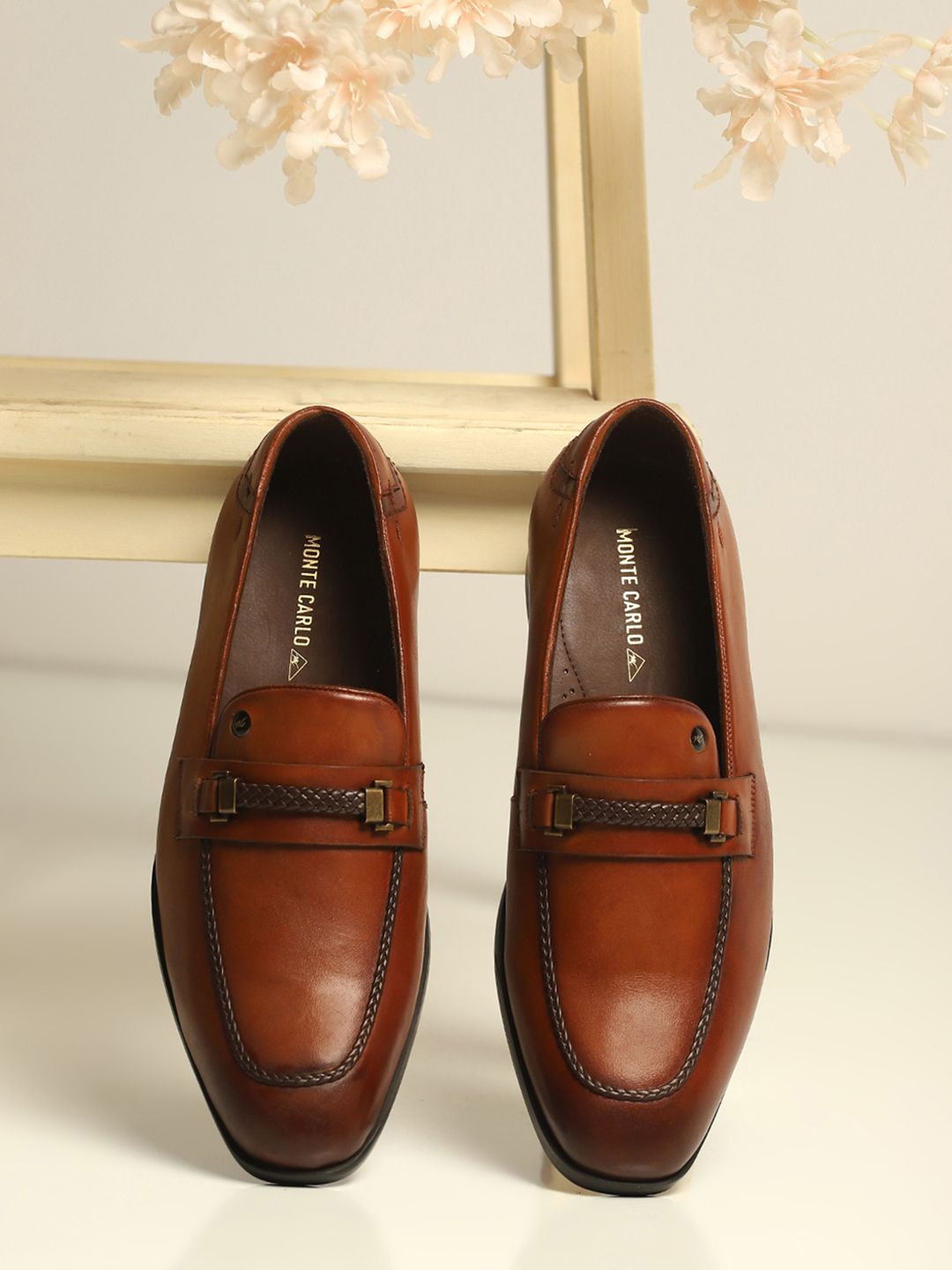 Buy Monte Carlo Men Formal Leather Loafers Formal Shoes for Men 29725706 Myntra