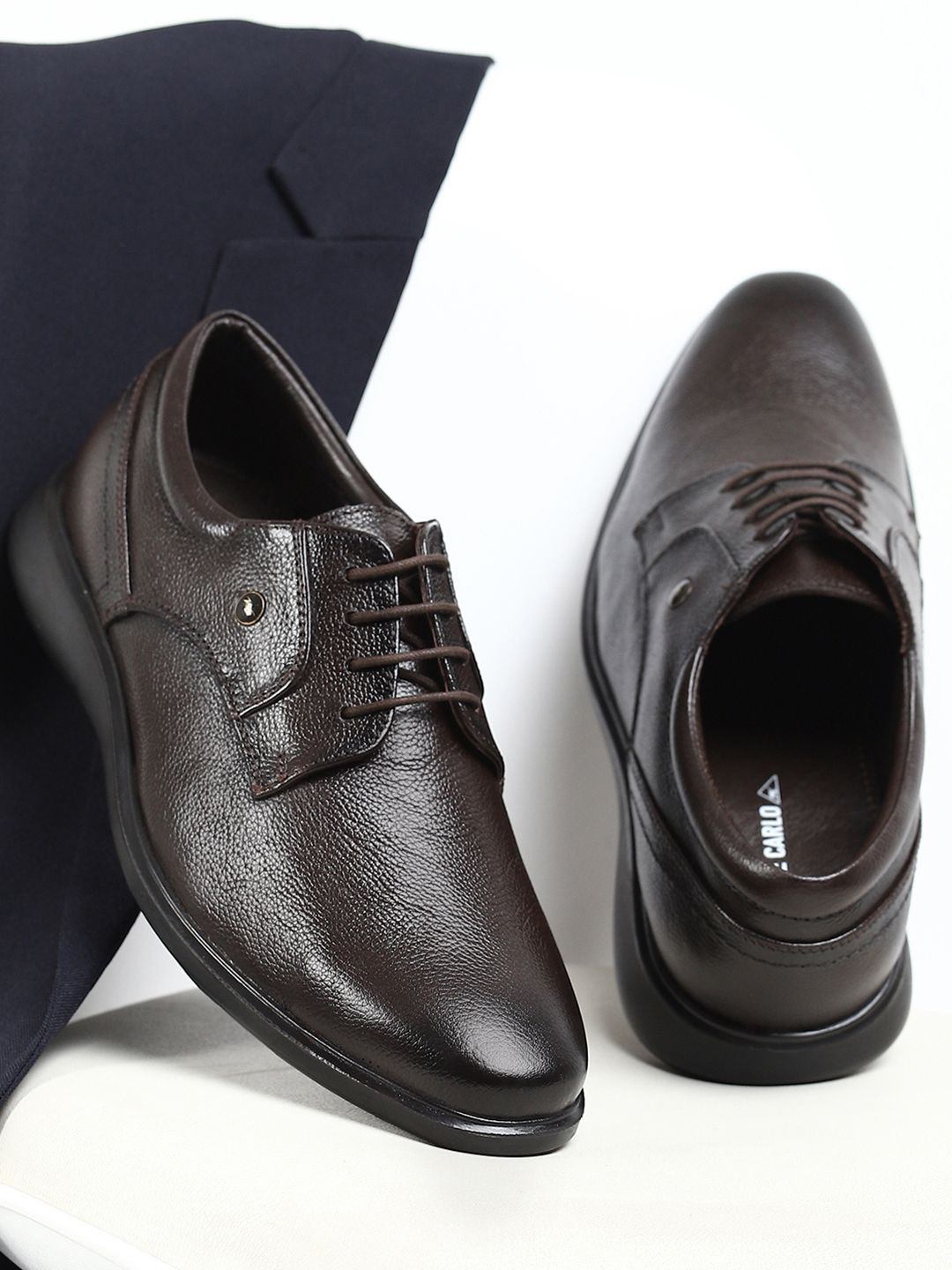 Monte Carlo Men Formal Leather Derby s