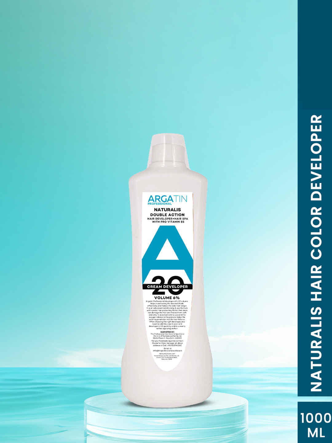 ARGATIN Professional Naturalis Developer 6% 20 Volume - 1L