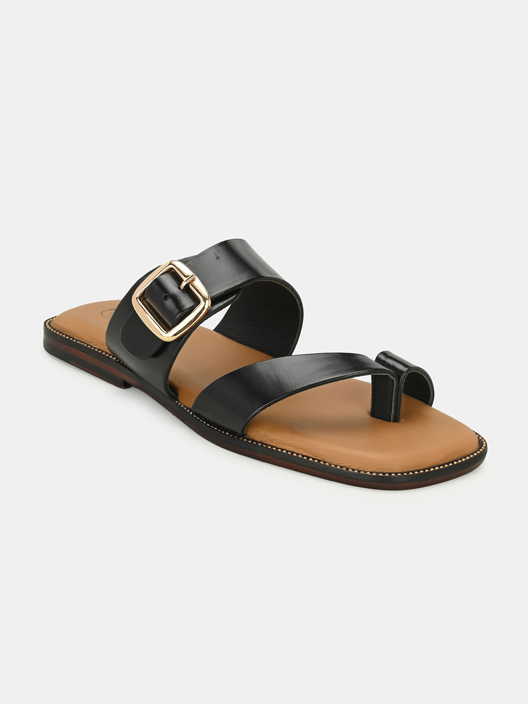 Lafattio Men Leather Comfort Sandals