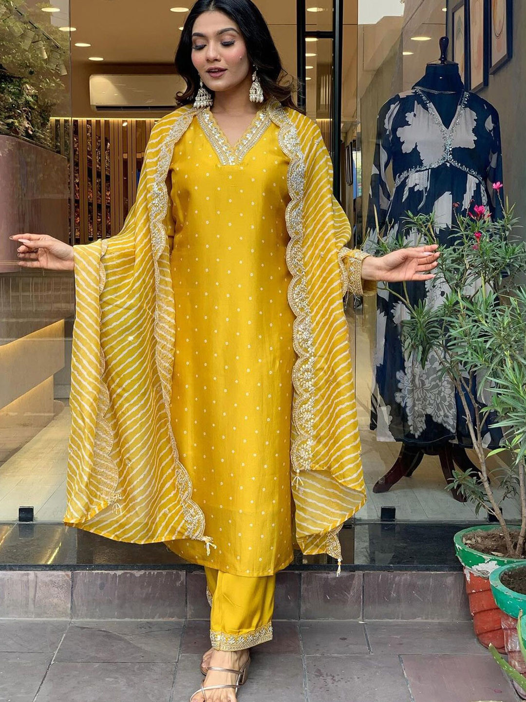 Jaipur Kurti Flipkart Yellow Kurti Kurta Palazzo Set Flipkart