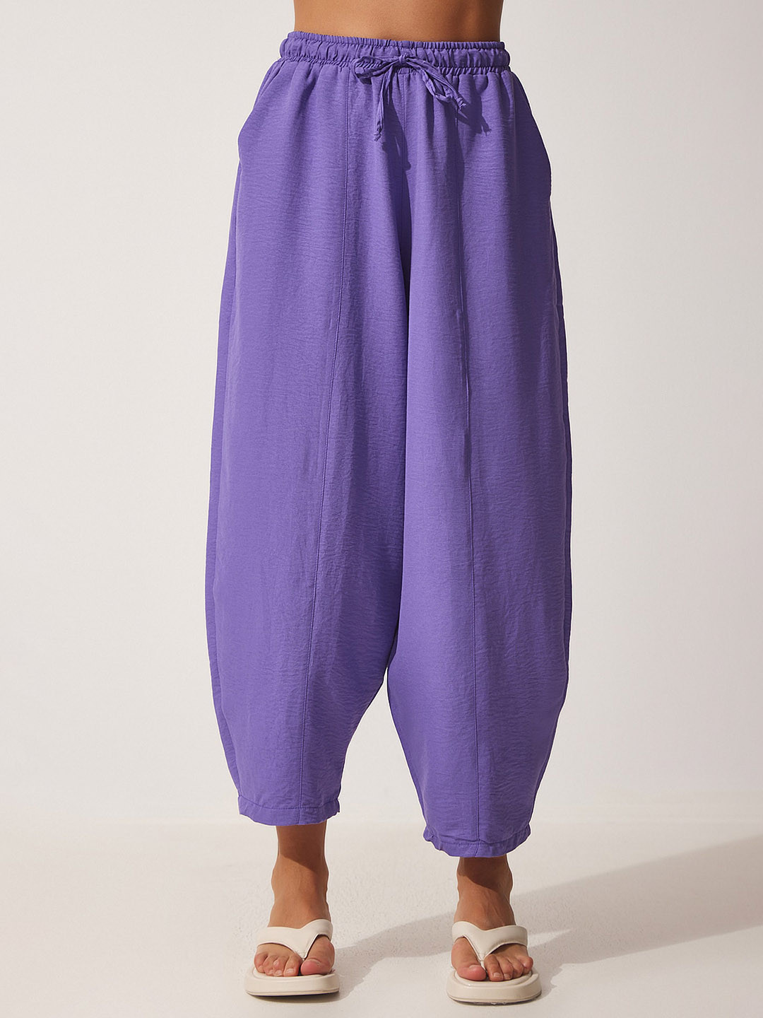 Happiness istanbul Women Drop Crotch Trousers