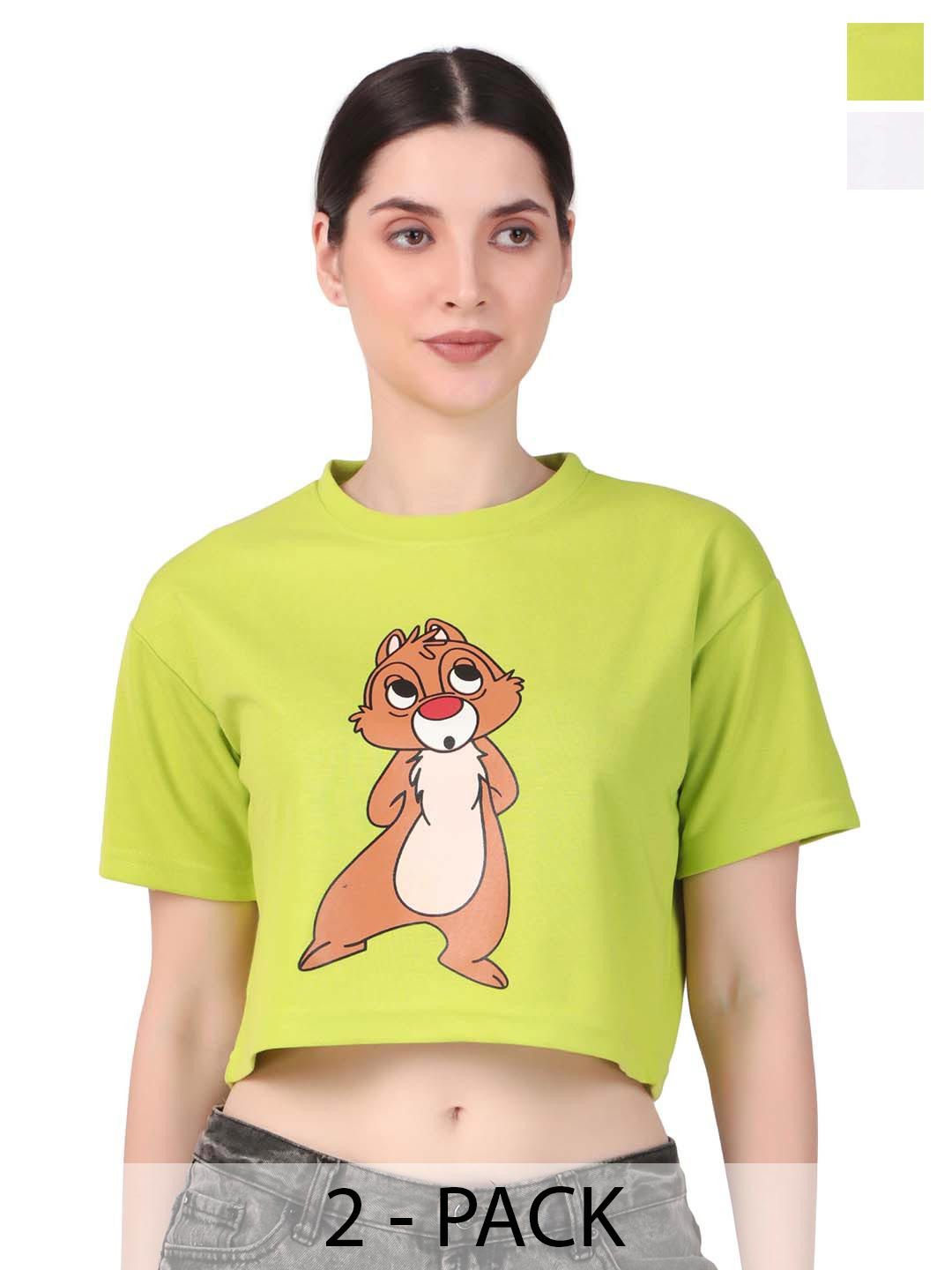 Brazo Women 2 Printed Pockets T-shirt