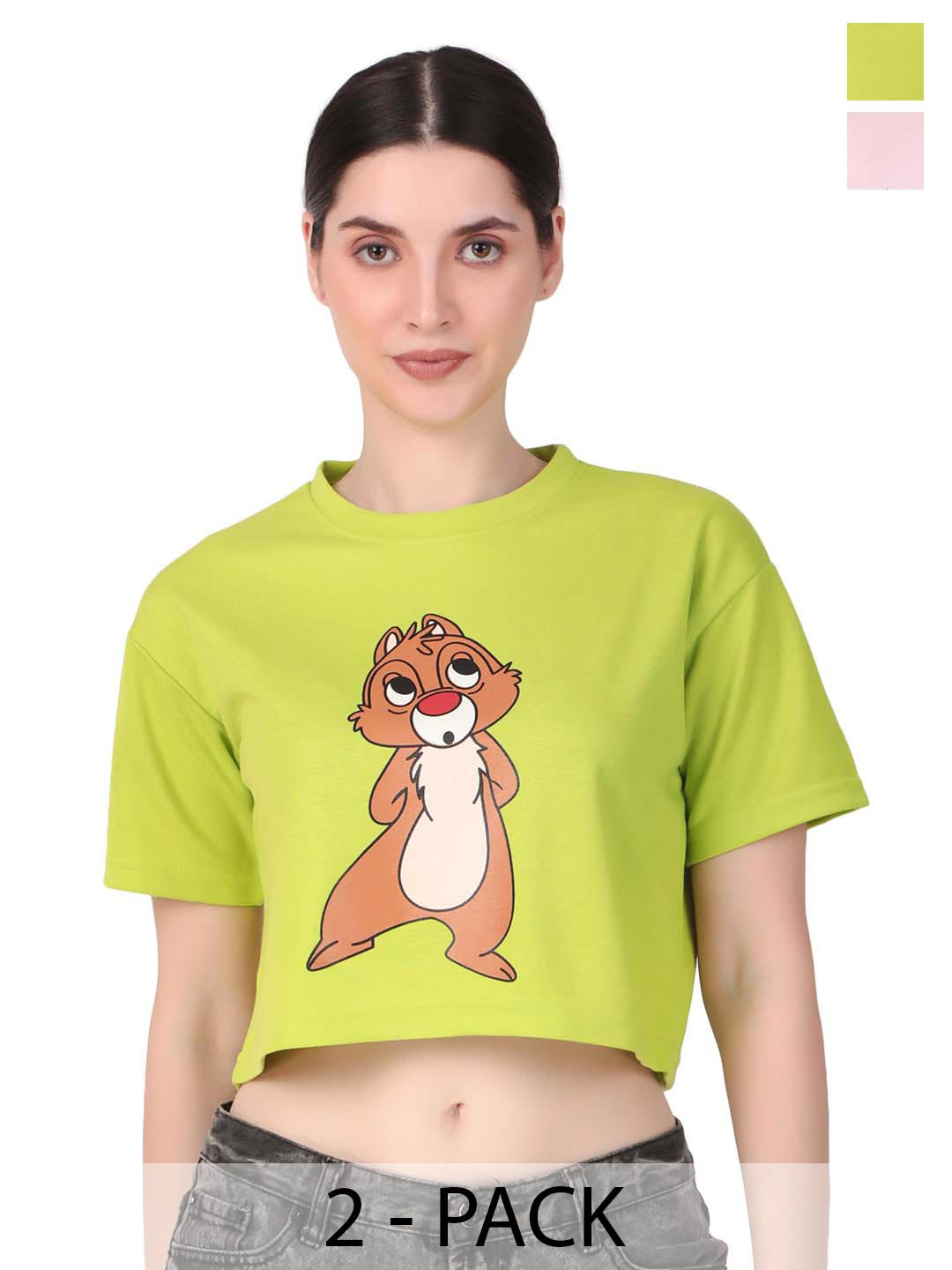 Brazo Women 2 Printed Pockets T-shirt