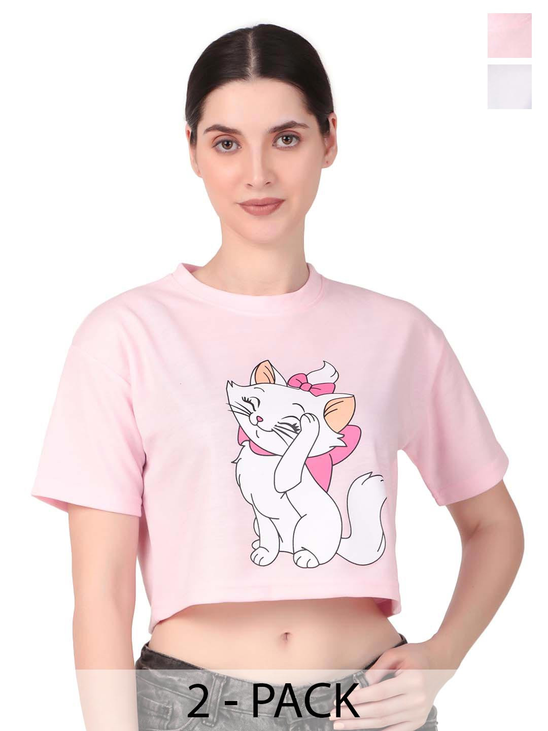 Brazo Women 2 Printed Pockets T-shirt