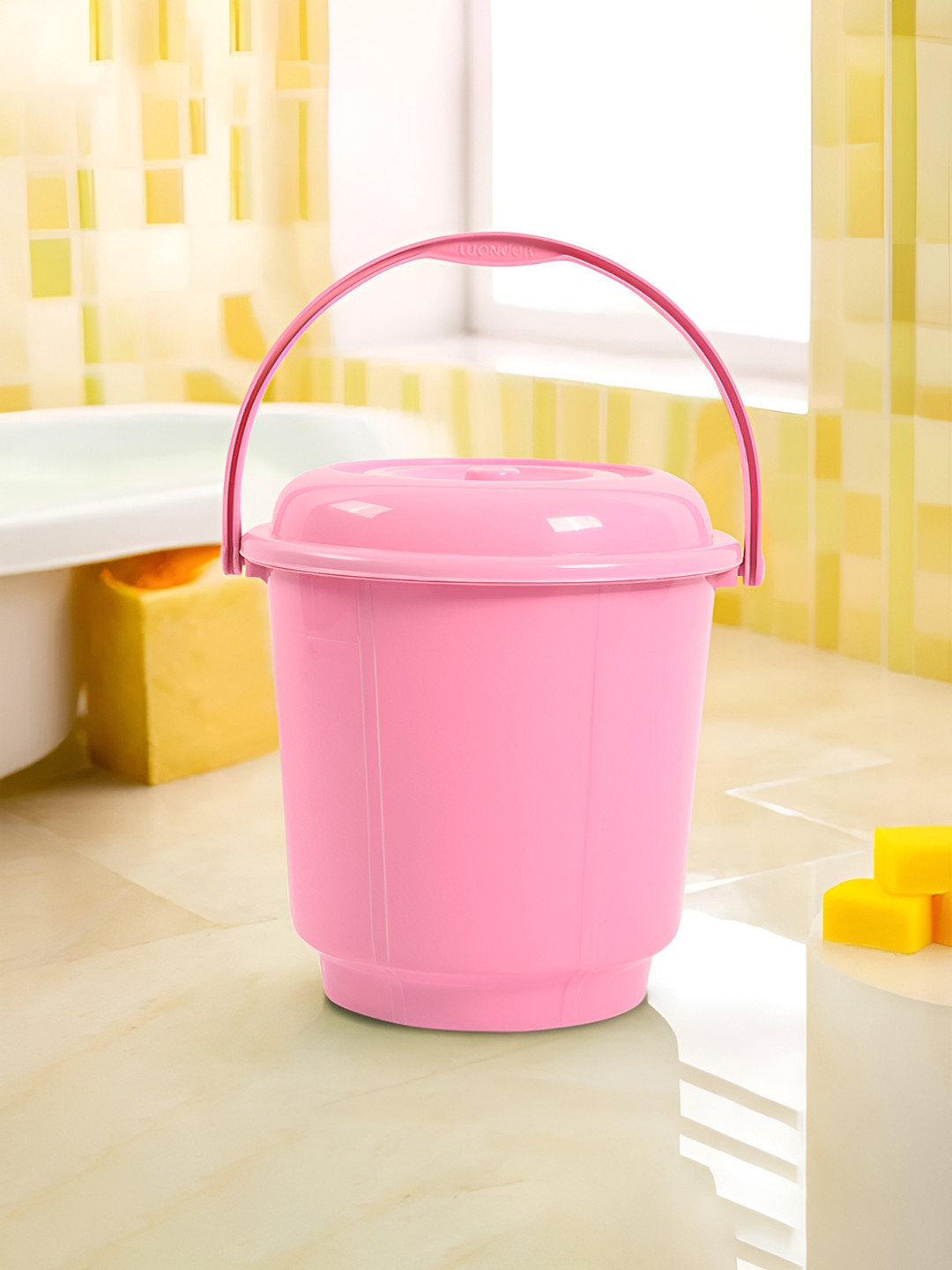 Kuber Industries Pink Bath Accessories Set