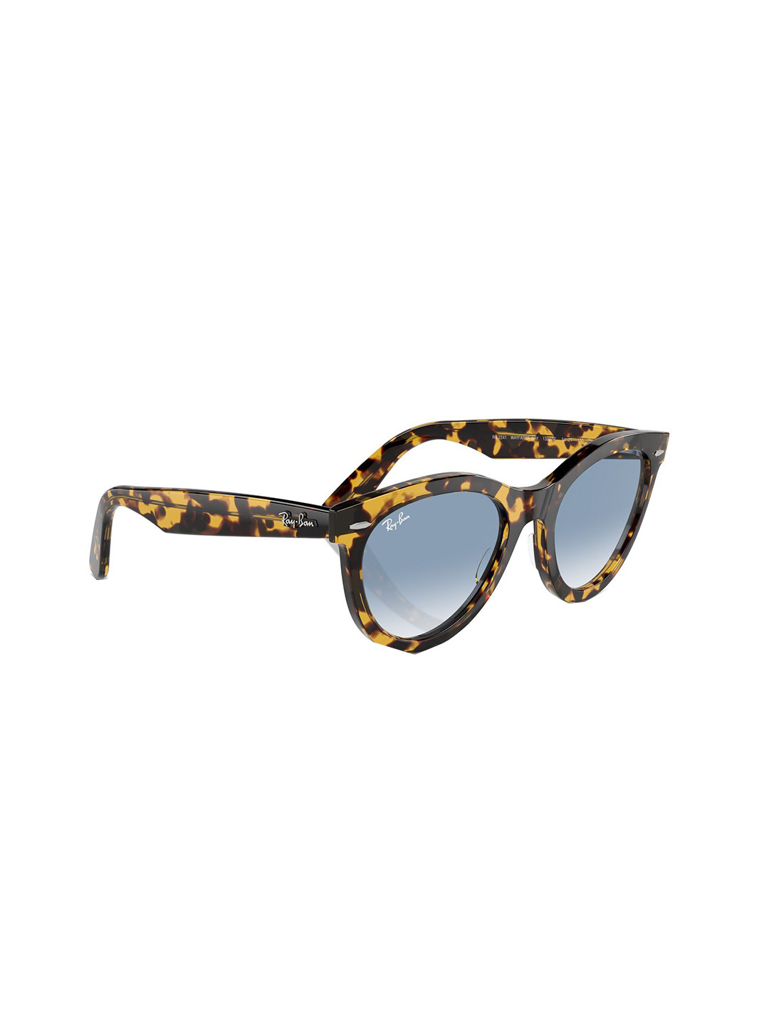 Ray-Ban Unisex Gradient Blue Lens Oval Sunglasses - 0RB224113323F51