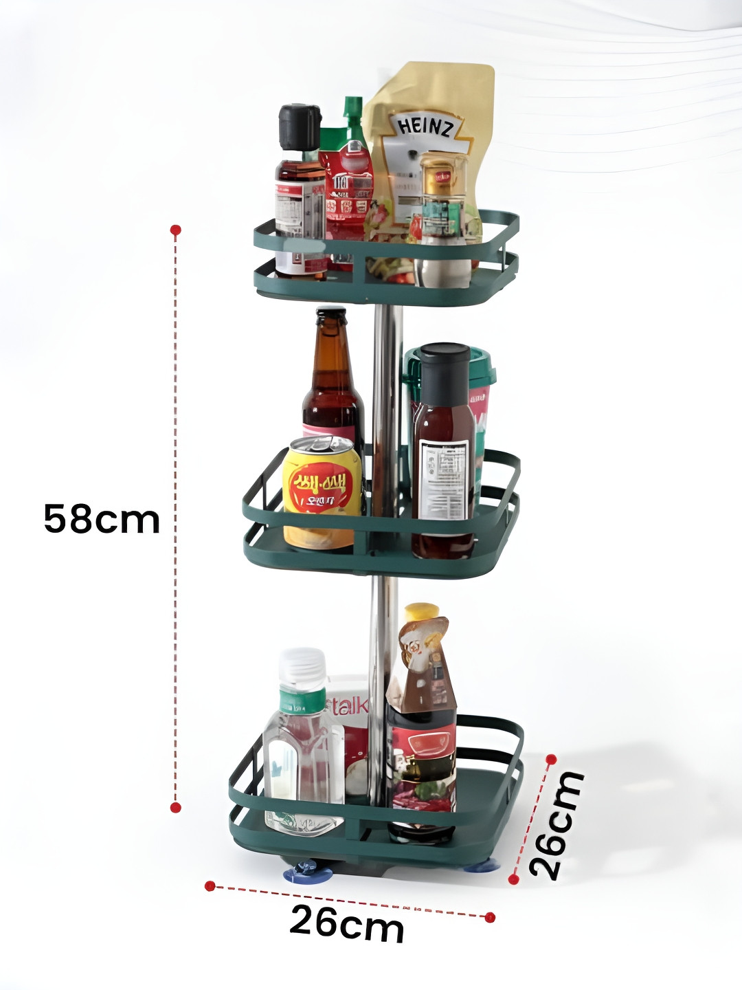 UMAI Green Regular Kitchen Organiser