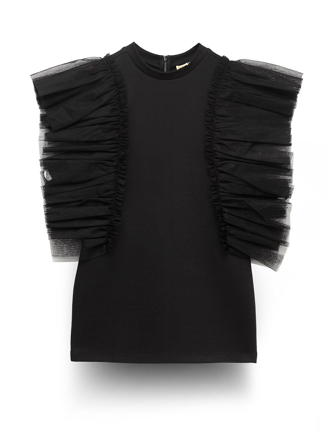 SPUNKIES Girls Round Neck Cotton A-Line Dress