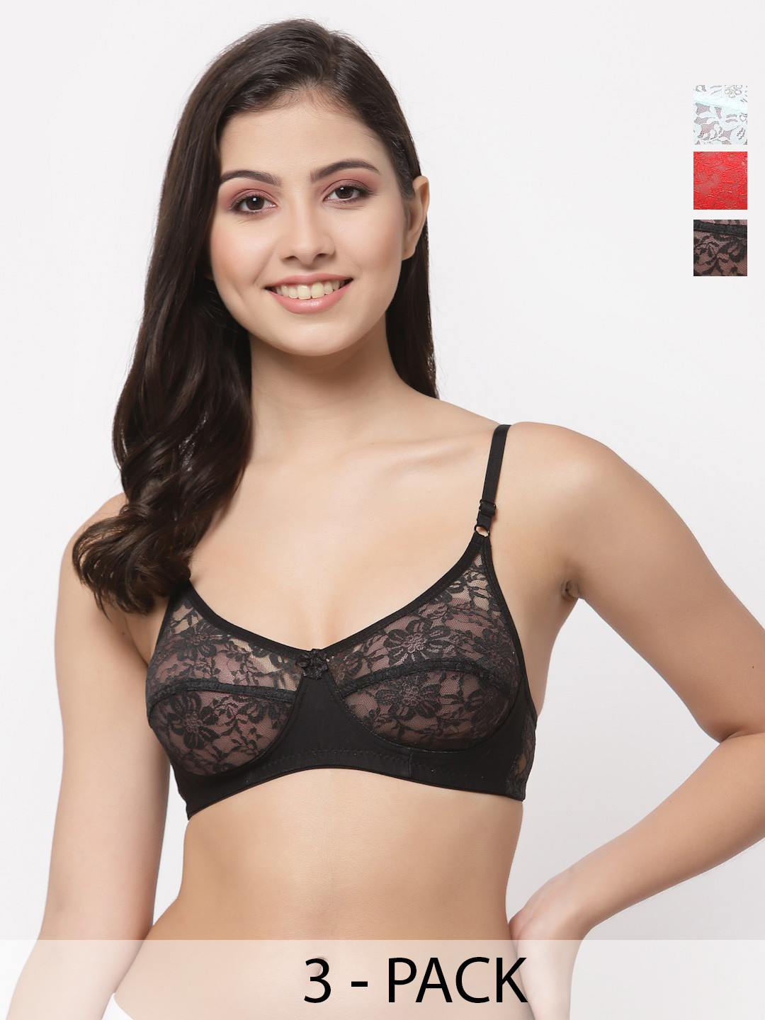 Docare Floral Bralette Bra Full Coverage