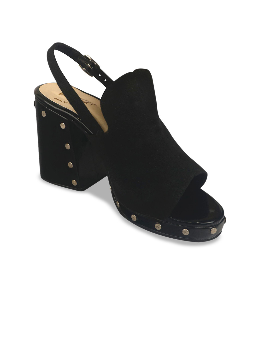 Bowtoes Peep Toe Block Heels