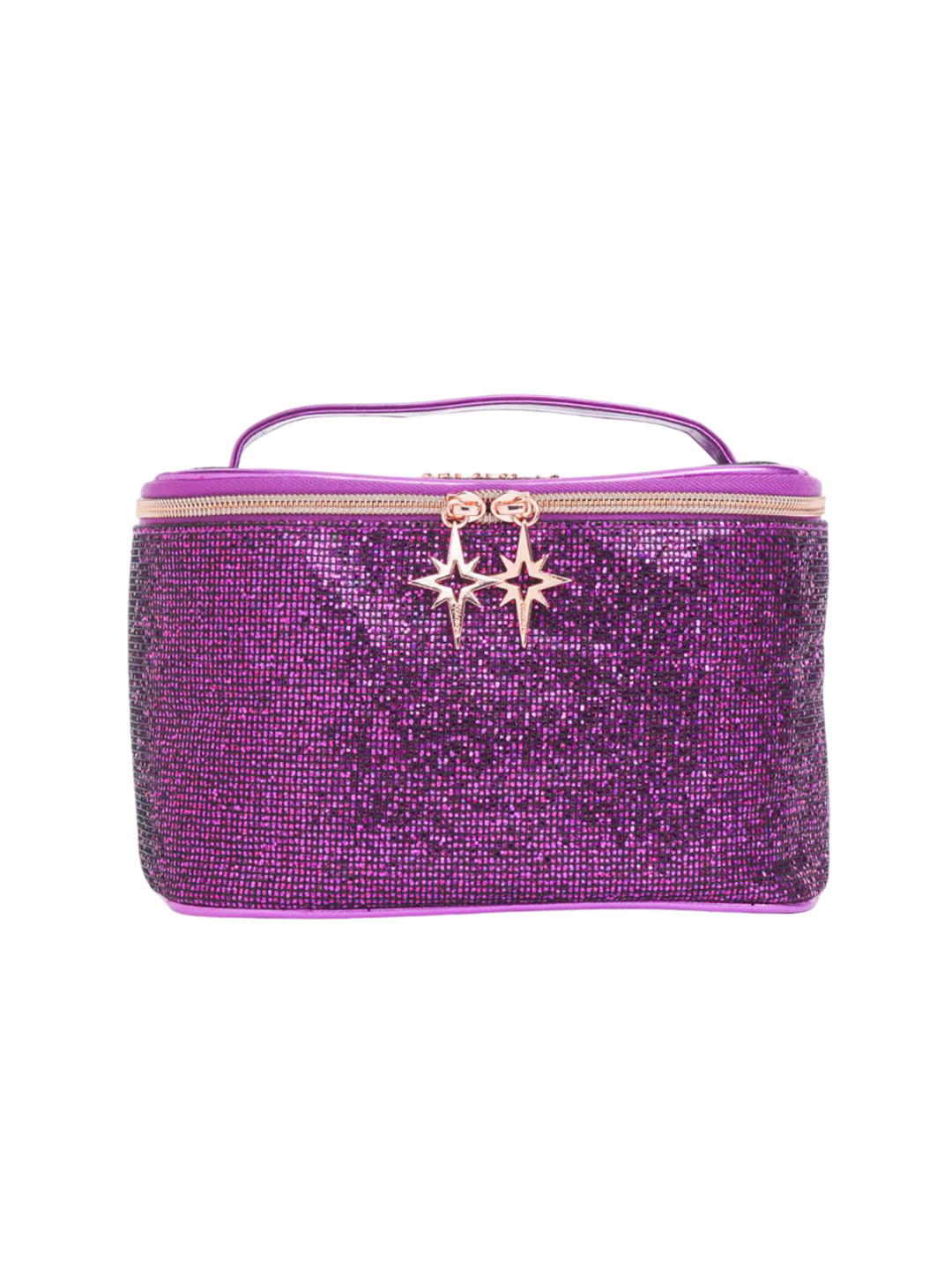 Colorbar Glitz N Glam Soft Vanity Makeup Pouch - Purple Pegasus