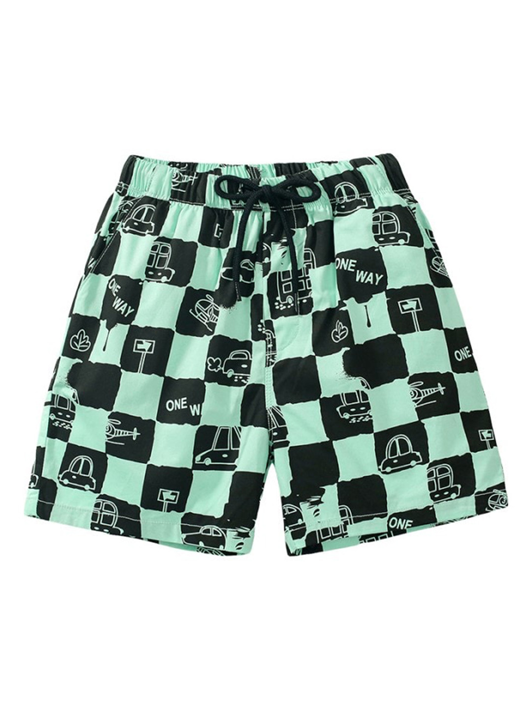 StyleCast x Revolte Boys Graphic Printed Loose Fit Cotton Shorts