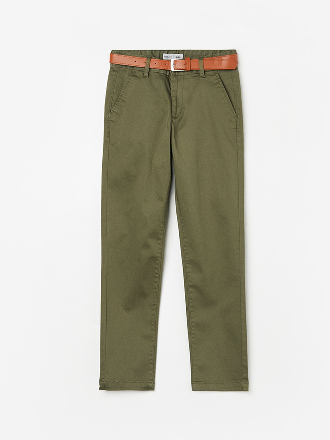 Fame Forever by Lifestyle Boys Slim Fit Mid-Rise Plain Regular Trousers Trousers