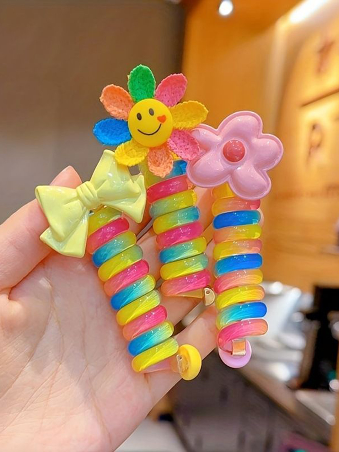LYTIX Girls Set of 3 Alligator Hair Clip Hair Accessory