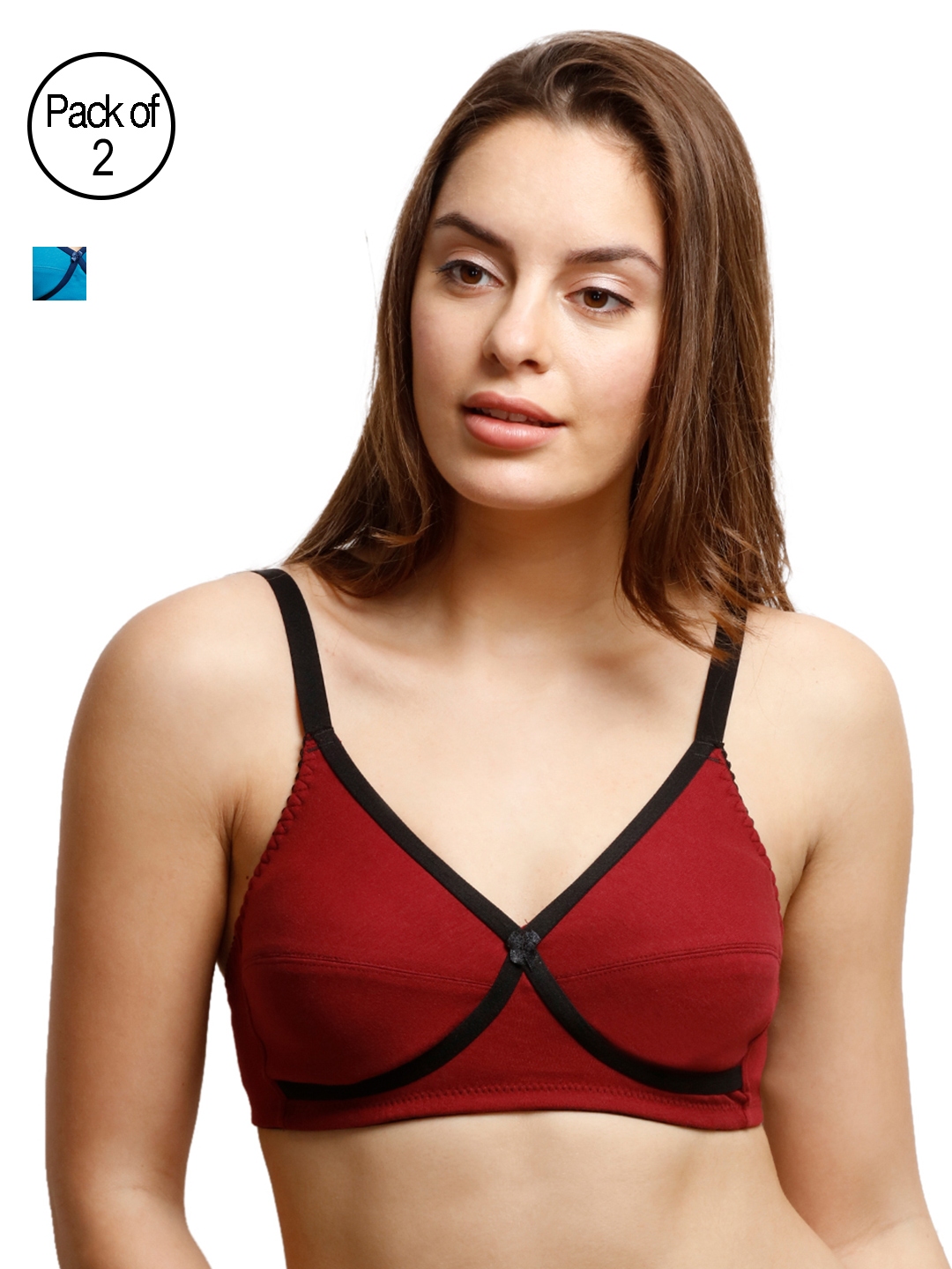 Buy Rosaline All Day Comfort Full Coverage Crossover Style Bra