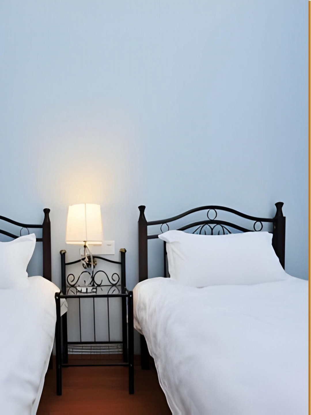 Sanjeev Textiles White Cotton Breathable 300 TC Single Fine Bedsheet with 2 Pillow Covers-90 x 55 inches