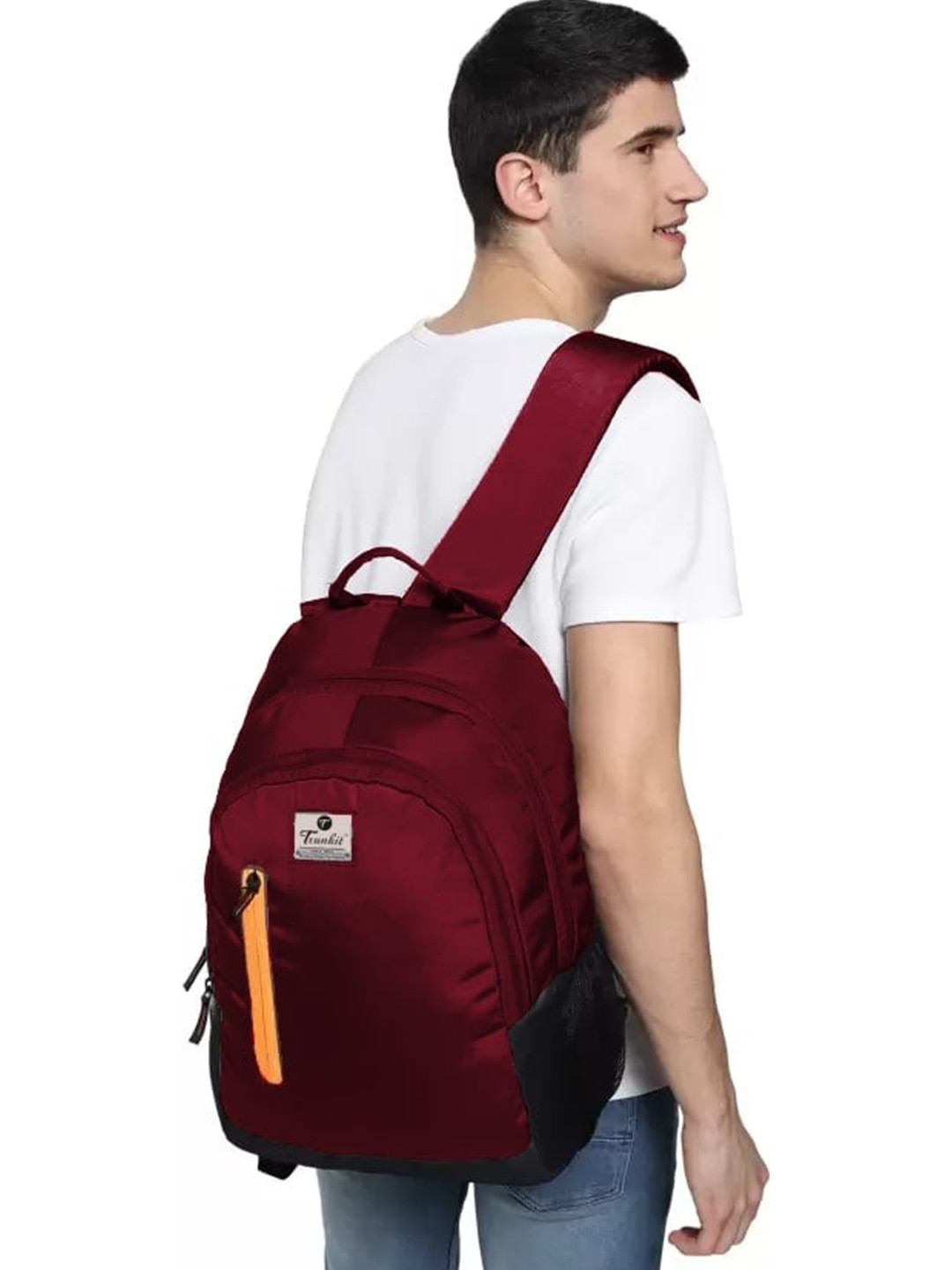 TRUNKIT Unisex Ergonomic Backpack USB Charging Port