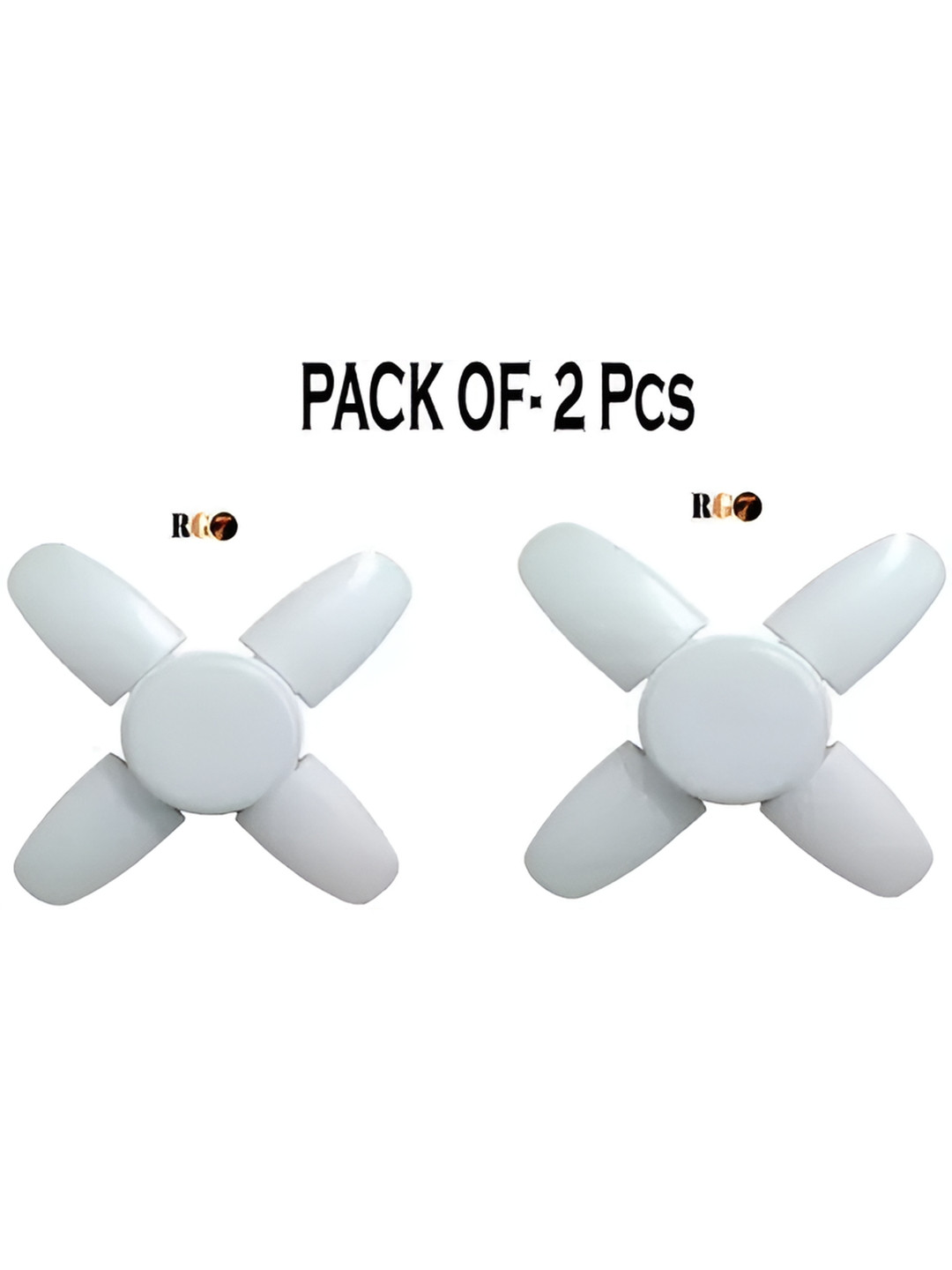 SPARK WORLD White 2 Pieces LED Bulbs