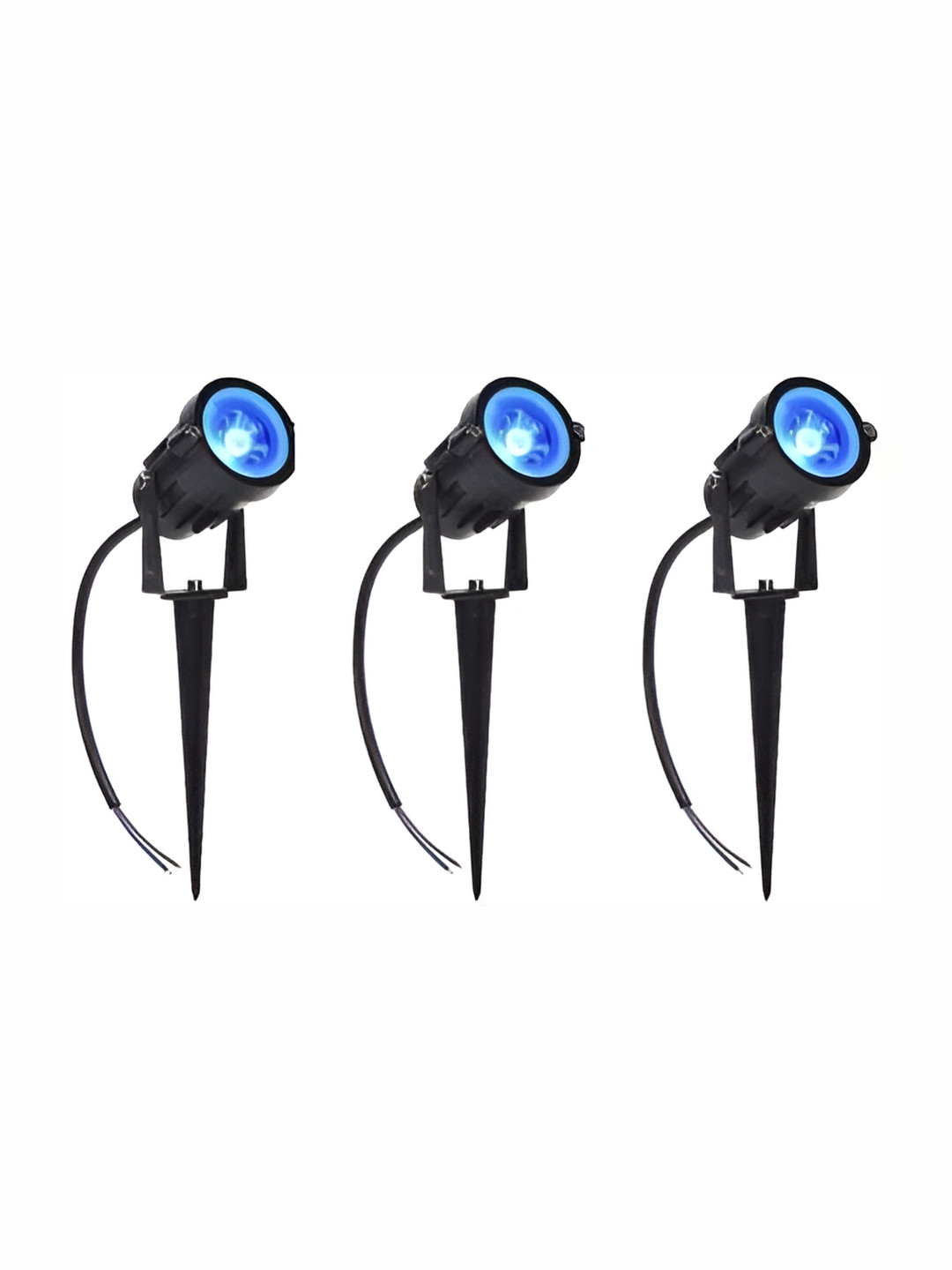 SPARK WORLD Blue 3 Pieces Quirky LED Bulbs