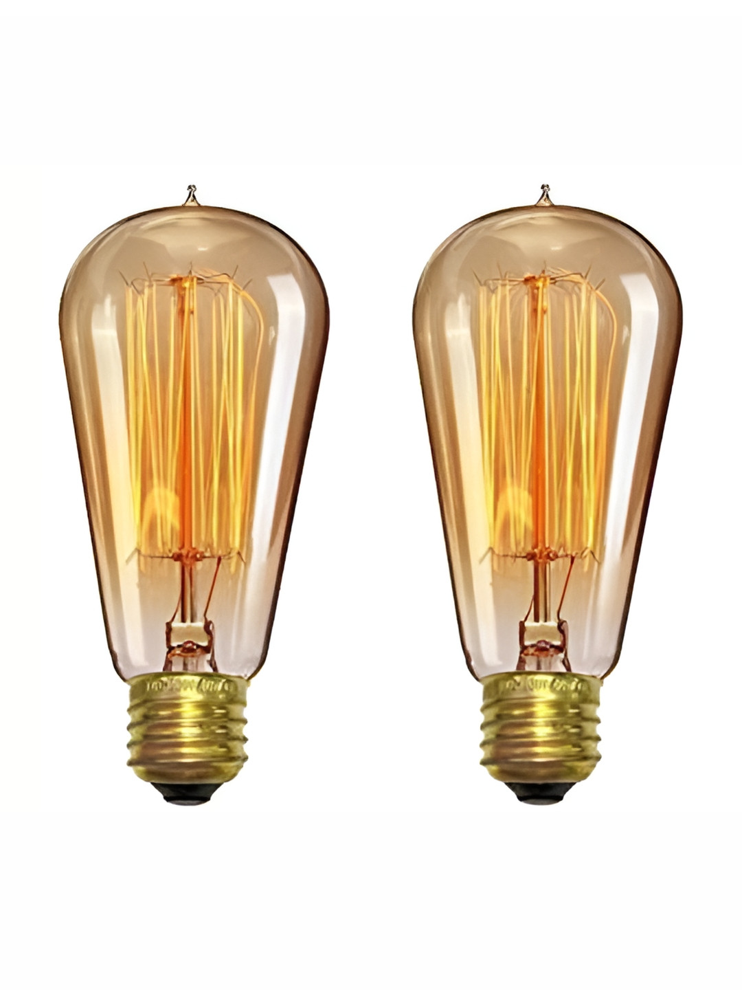 SPARK WORLD Yellow 2 Pieces 40 W Standard E27 LED Bulb