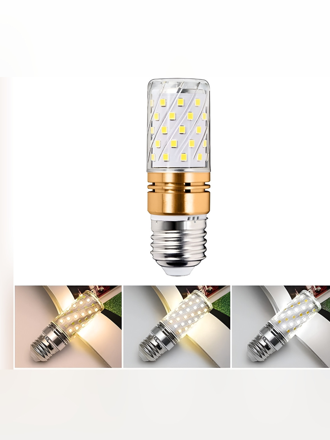SPARK WORLD White Textured Glass Spherical Bulb