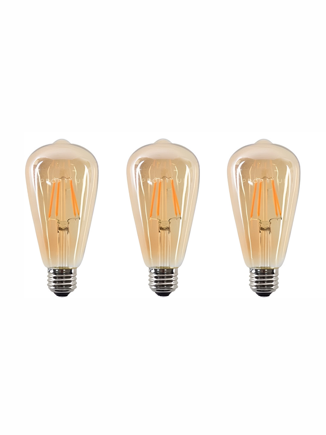 SPARK WORLD Yellow 4 Pieces Glass Semi Sphere Ceiling Lamps