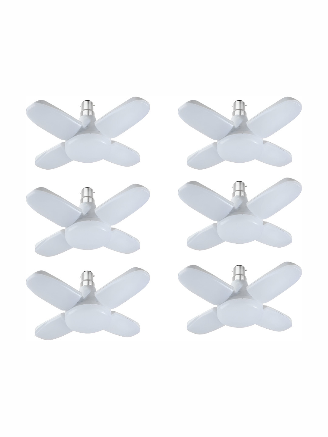 SPARK WORLD White 6 Pieces Contemporary LED Bulbs