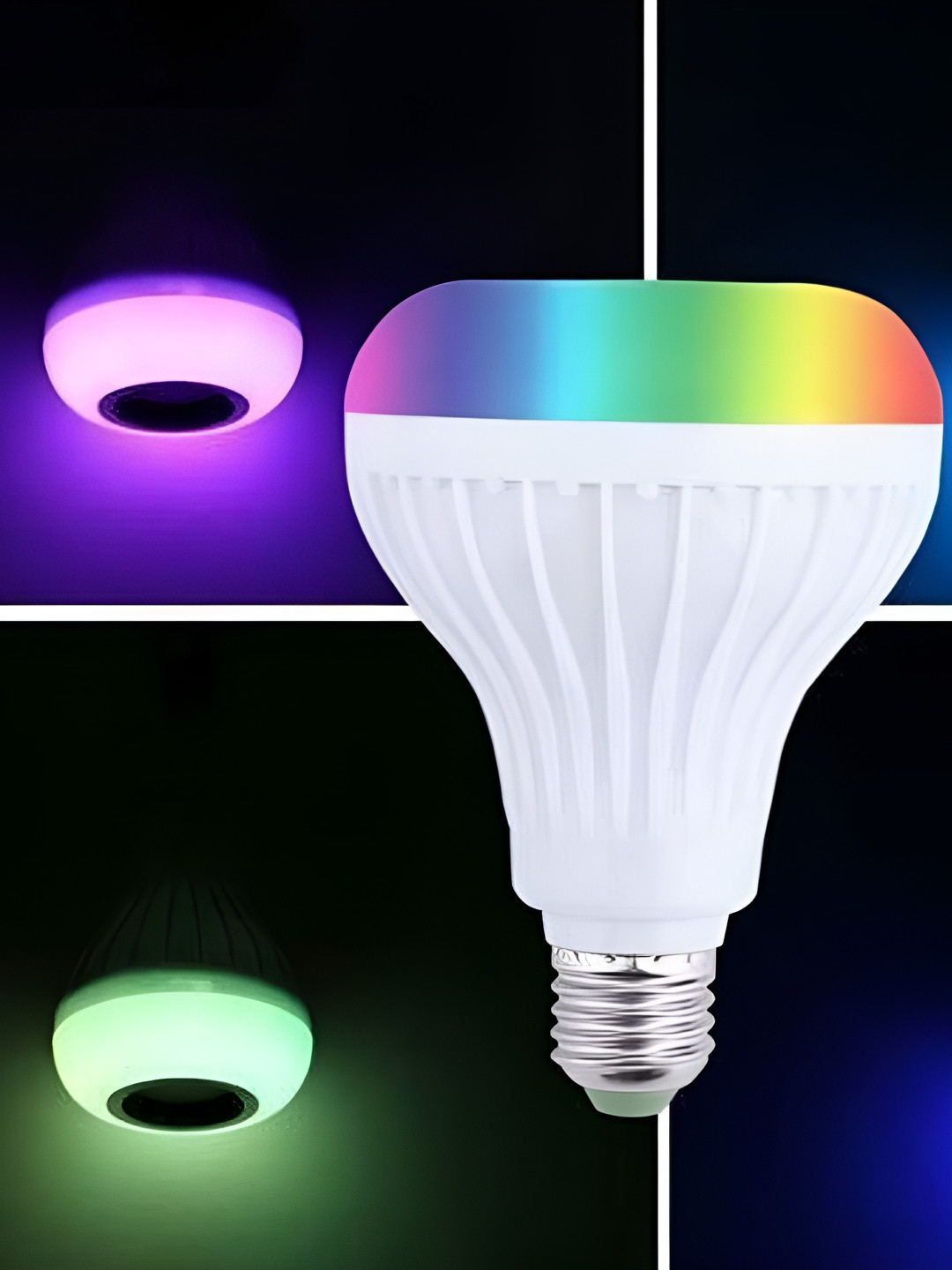 SPARK WORLD Blue Round Quirky Acrylic LED Bulb