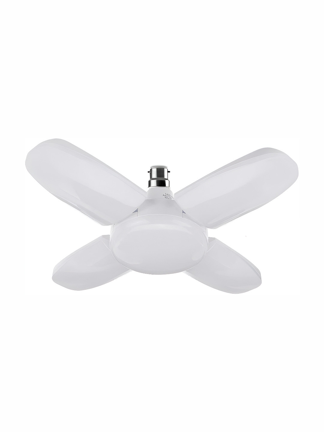 SPARK WORLD White Aluminium Decorative B22 LED Bulb