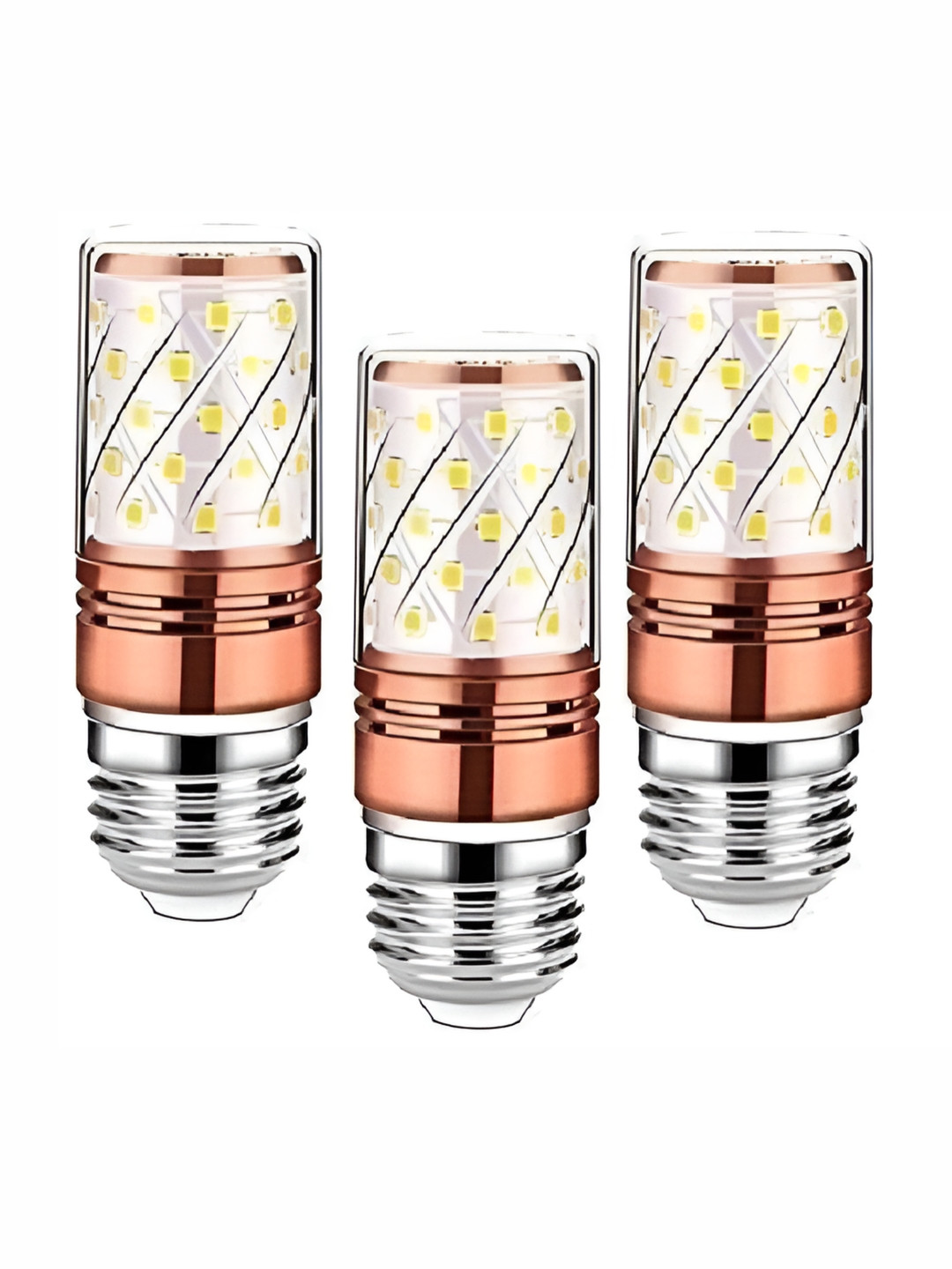 SPARK WORLD White 3 Pieces 12 W Tube E27 LED Bulb