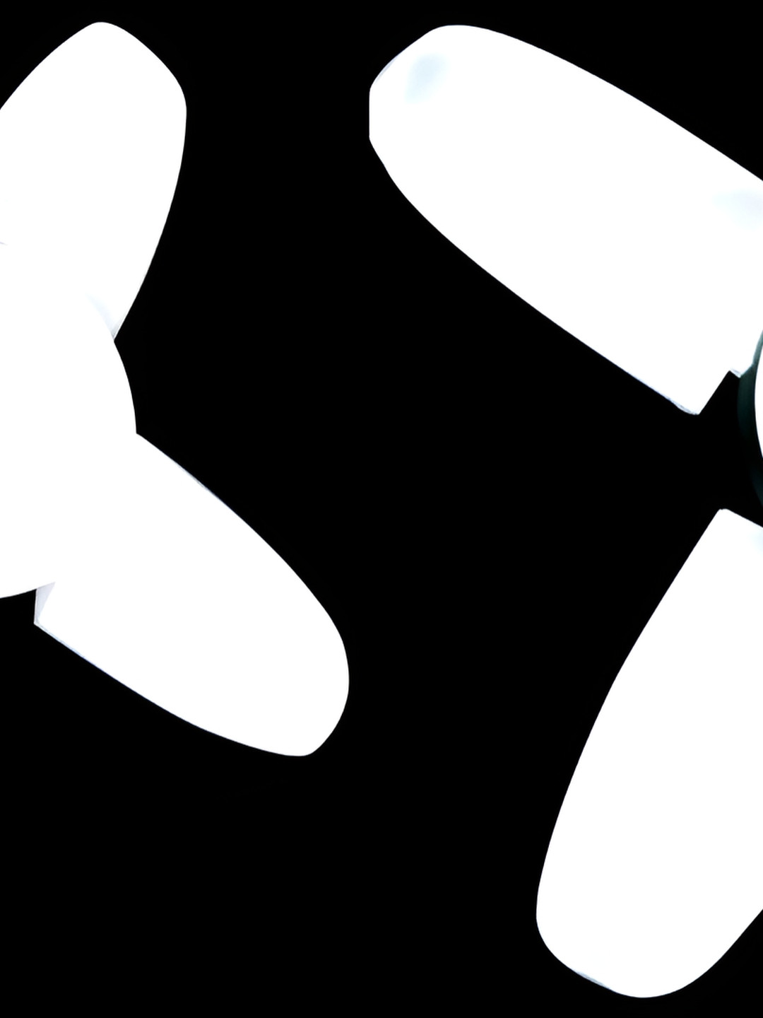 SPARK WORLD White 2 Pieces Contemporary Acrylic   LED Bulb