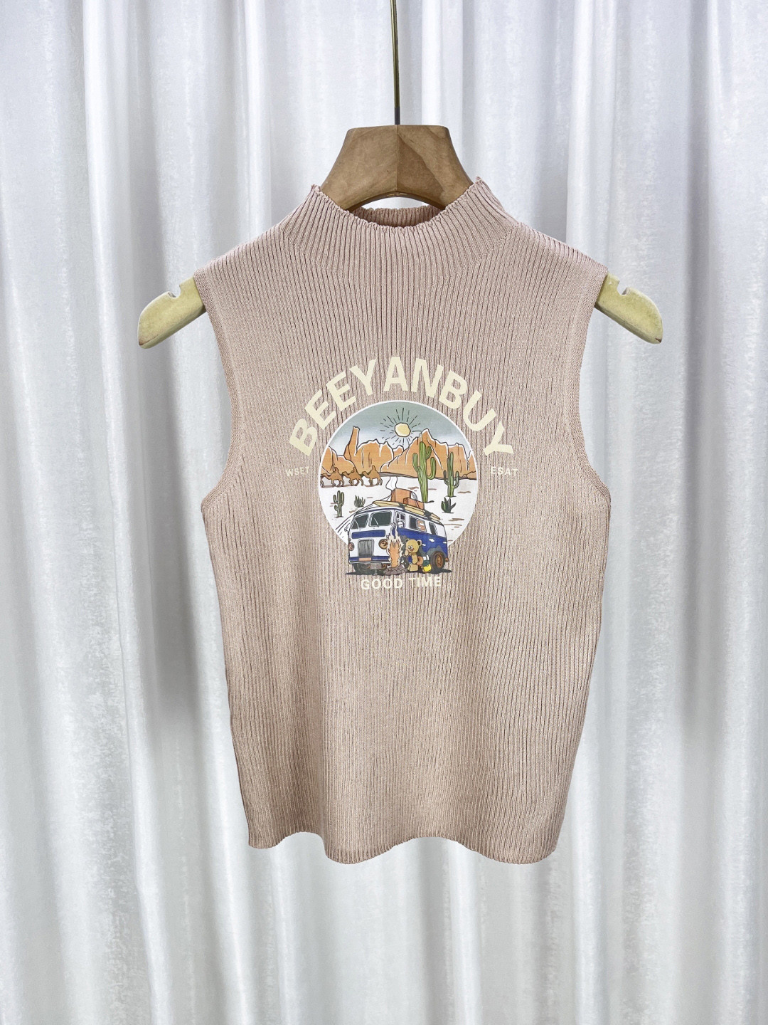 StyleCast Girls Graphic Printed High Neck Tank Top