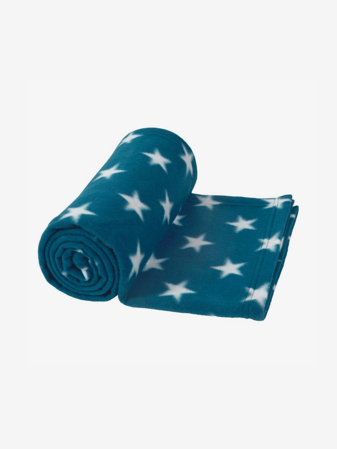 Signature Teal & White Geometric AC Room 350 GSM Single Bed Blanket