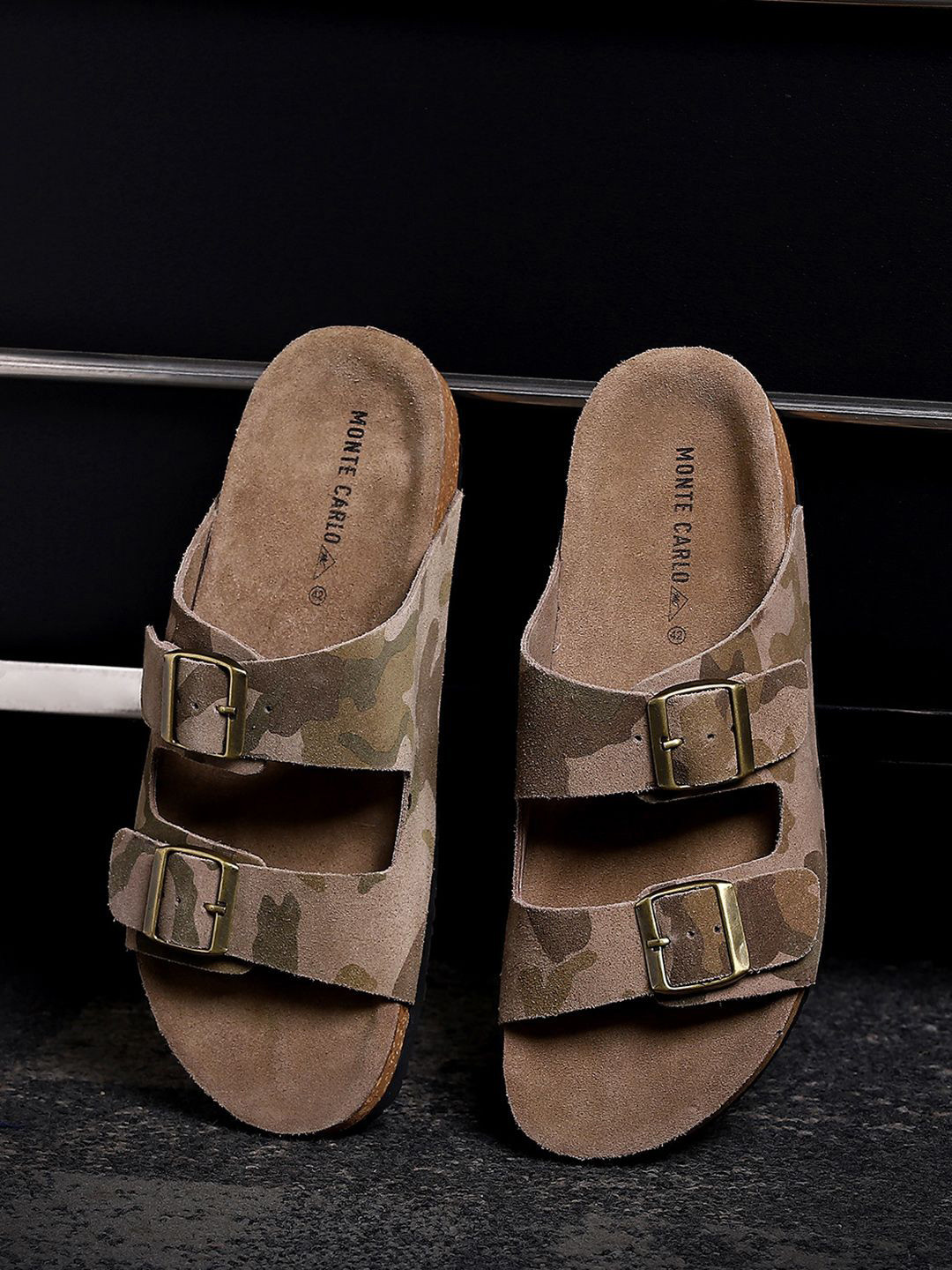Monte Carlo Men Leather Comfort Sandals