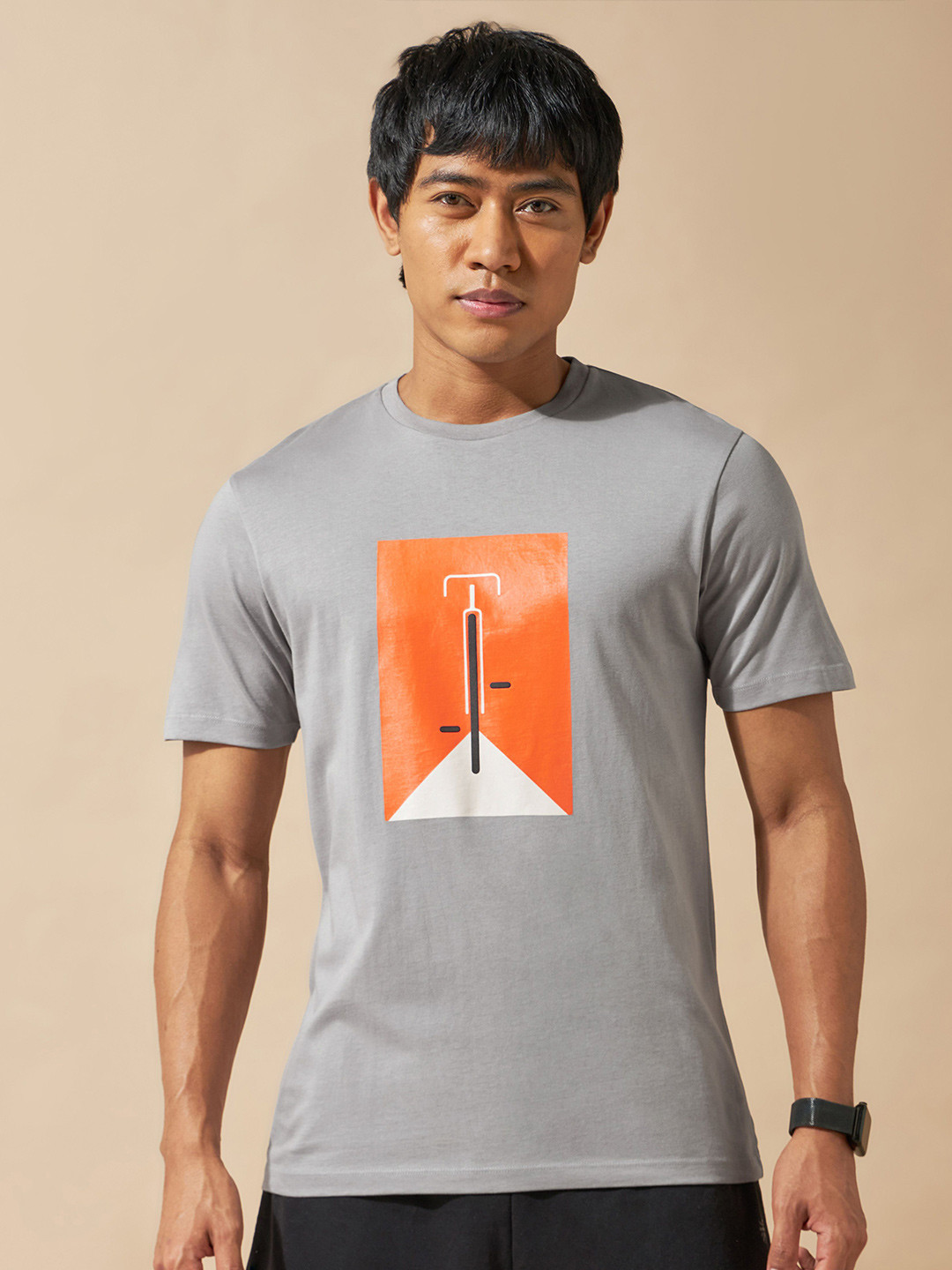 CULT Cyclist Iconographic Printed Bio Finish Pure Cotton T-shirt