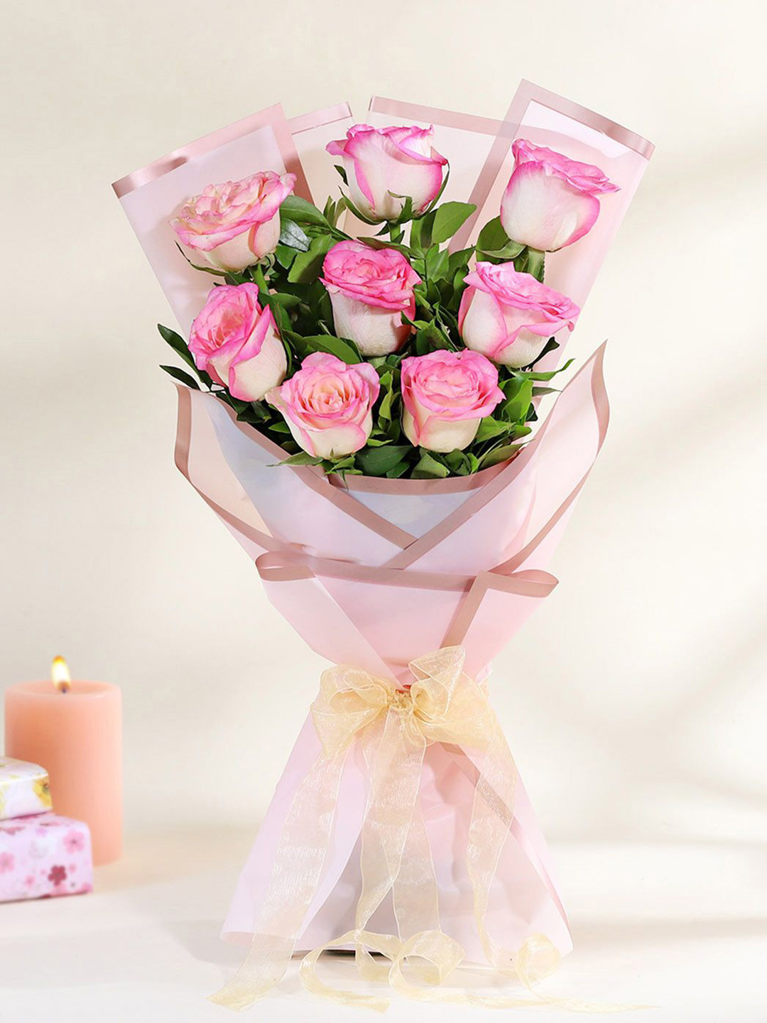 IGP Pink Paradise Roses Bouquet