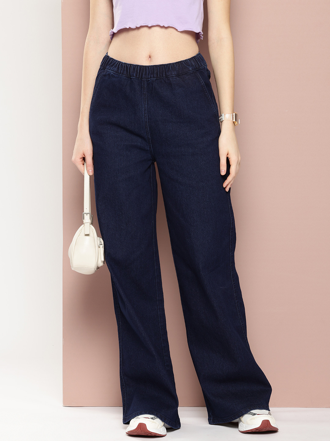 Harvard Women Base Straight Fit Stretchable Jeans