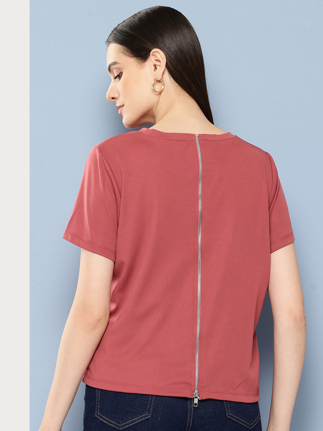 Chemistry Zip-Detail T-shirt