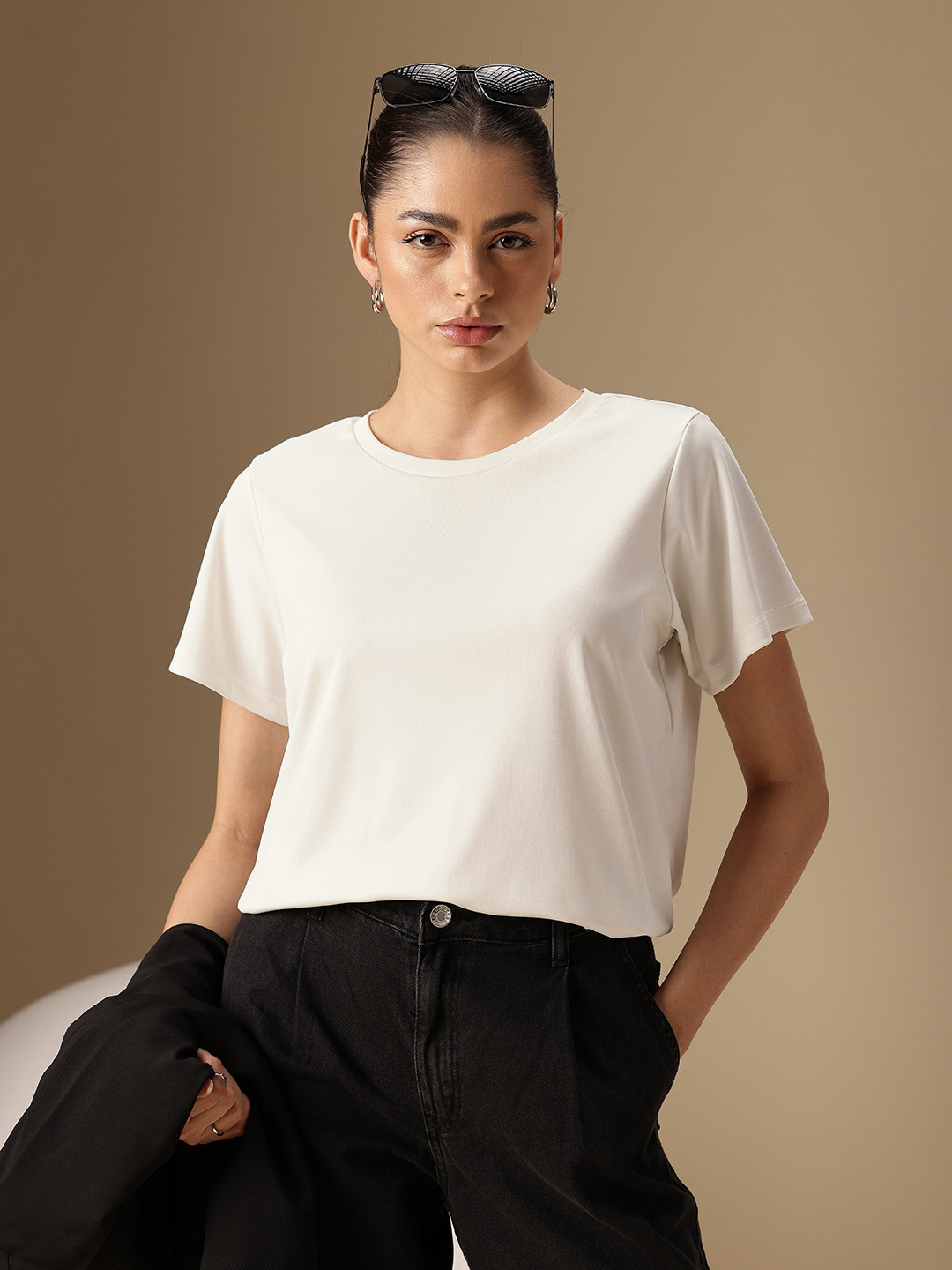 Chemistry Zip-Detail T-shirt