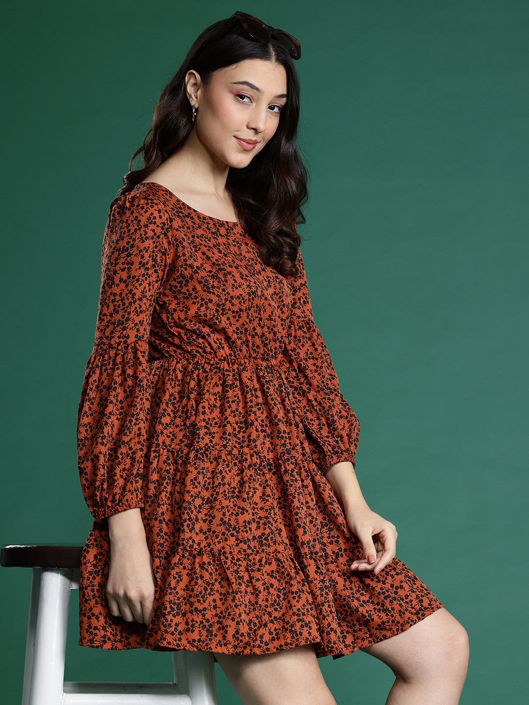 【本日限定価格】Betty flare mini dress アンドマリー Betty flare mini dress