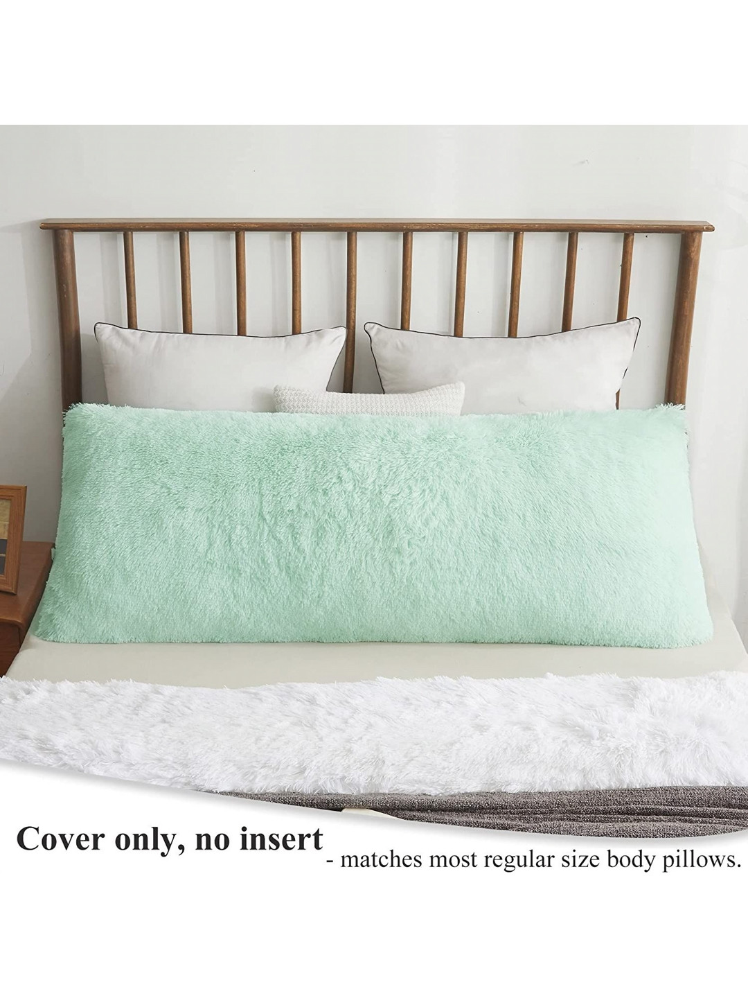 Cottonfry Green Velvet Rectangle Pillow Cover