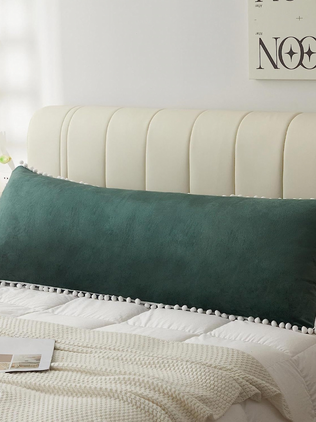 Cottonfry Teal Velvet Rectangle Pillow Cover