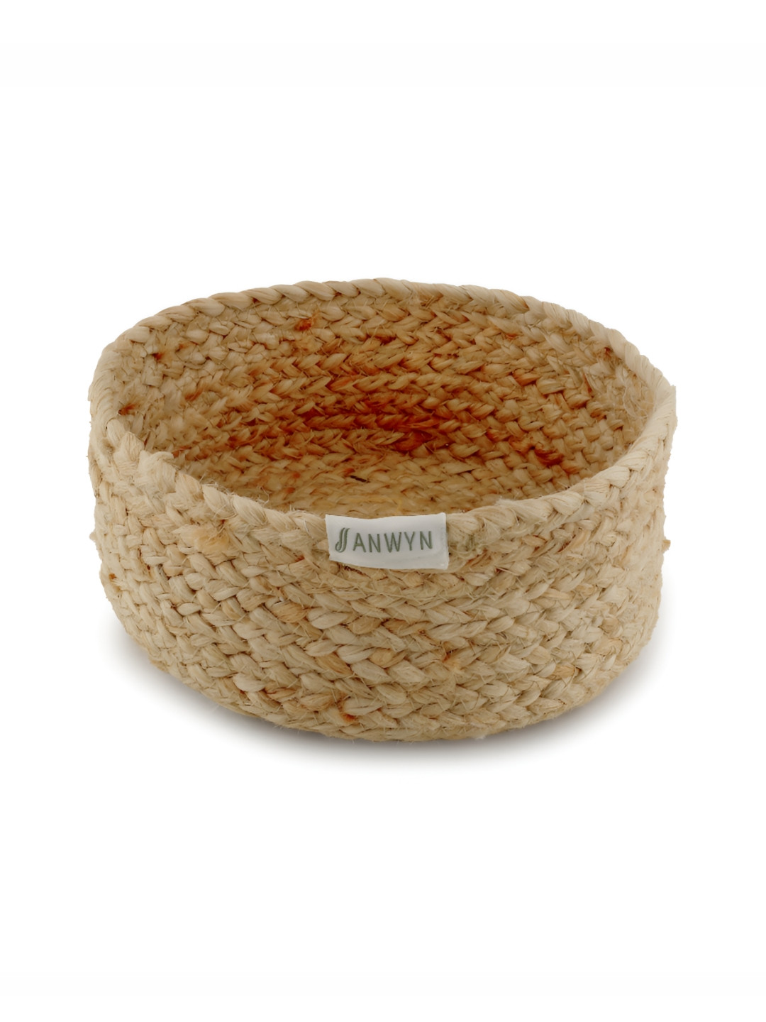 ANWYN Brown Self Design Heat Resistant Cotton Jute Multi-Utility Organisers