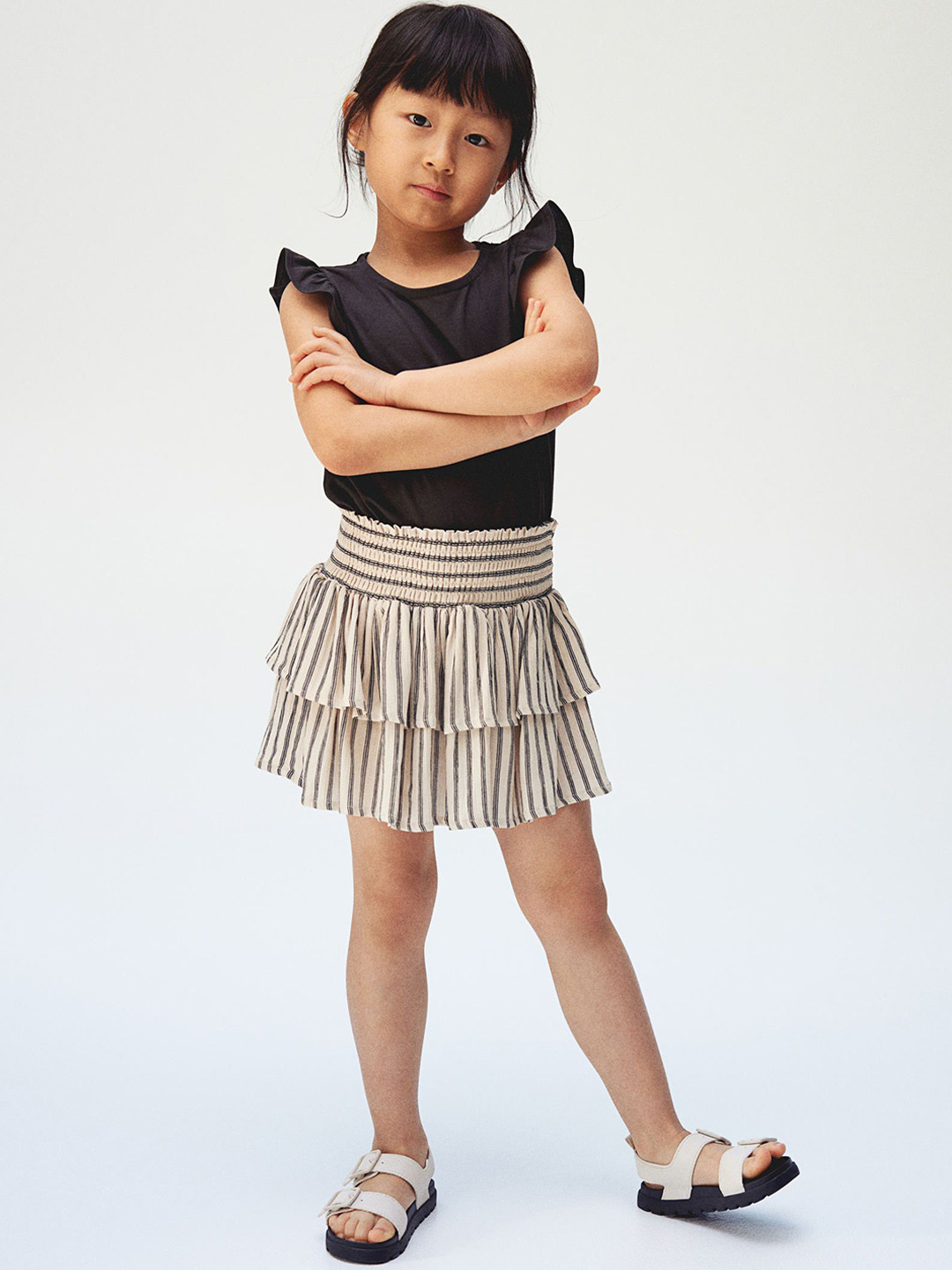 H&M Girls Tiered Skirt