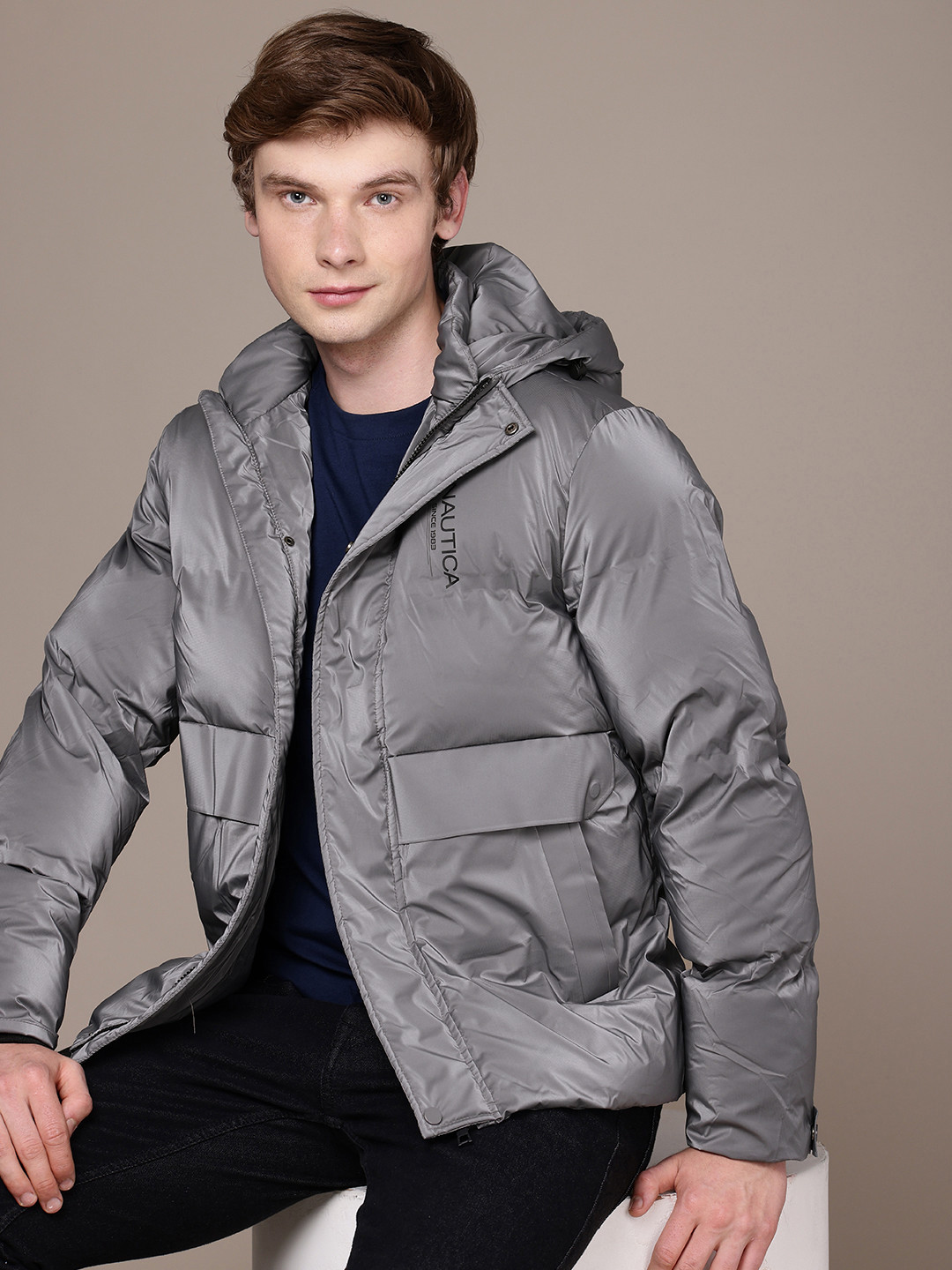 Nautica Hooded Padded Jacket
