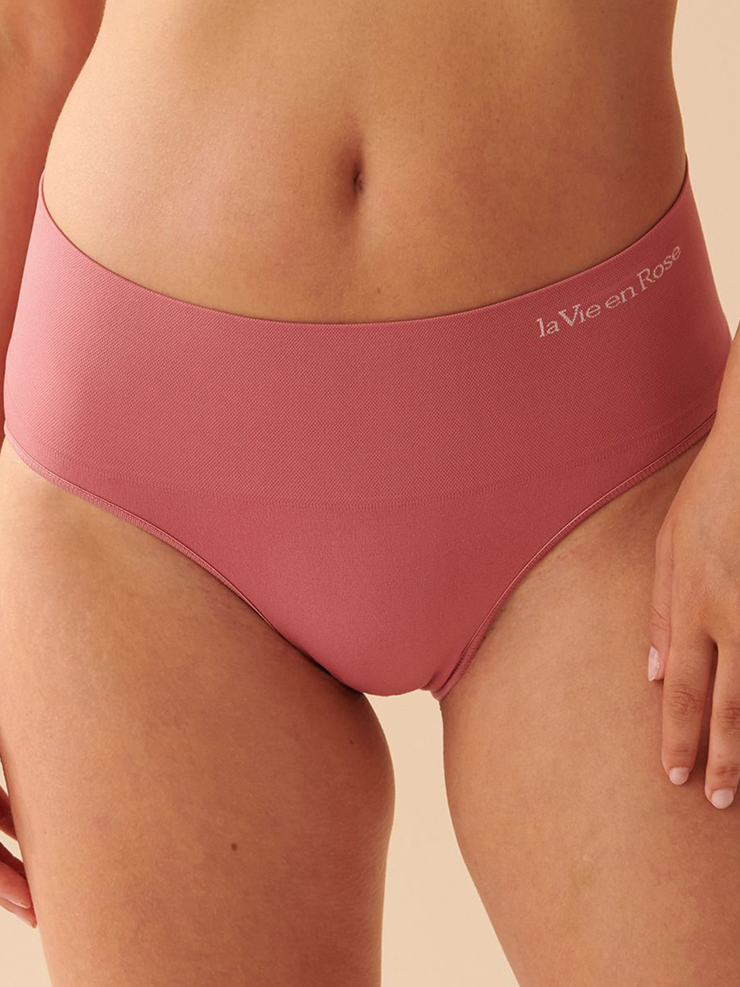 La Vie en Rose Seamless Mid Waist Bikini Briefs 20200394_60161