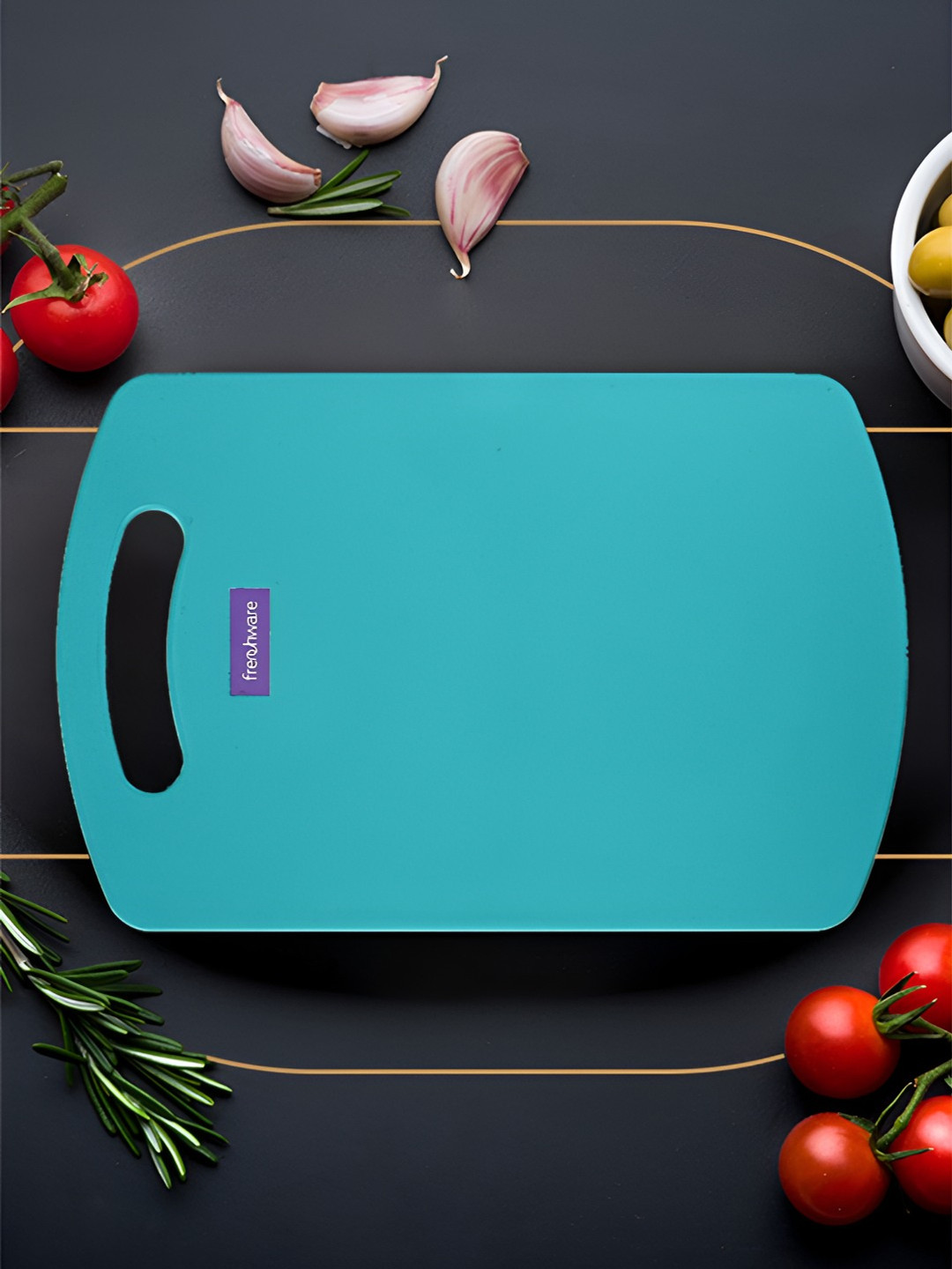 Frenchware Turquoise Blue Chopping Board