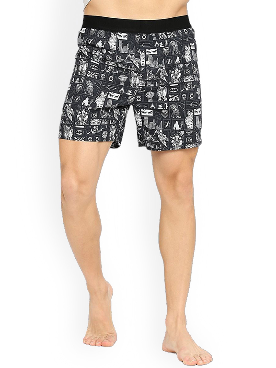 BZ INNERWEAR Justice League Printed Pure Cotton Boxers WB-JL-CBX-02-S