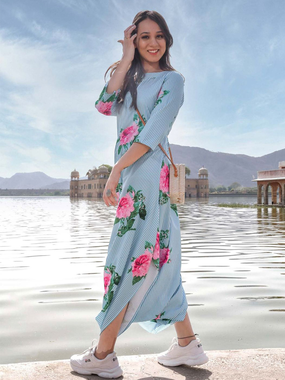 Pasha Printed Dhoti Jumpsuit